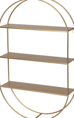 Intratuin Wandregal Forde gold 50 x 13 x 80 cm| Wandregale & Hakenleisten