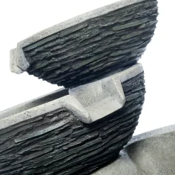 Intratuin Wasserspiel Norfolk mit LED-Beleuchtung 51 x 60 x 47 cm| Gartenbrunnen & Wasserspiele