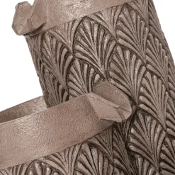 Intratuin Wasserspiel Salo grau 40 x 40 x 66 cm| Gartenbrunnen & Wasserspiele