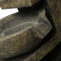 Intratuin Wasserspiel Zierbrunnen Hercules grau 40 x 36 x 59 cm| Gartenbrunnen & Wasserspiele