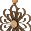 Intratuin Weihnachtsbaumanhänger Blume D 10 cm gold| Weihnachtsdeko Zum Aufhängen