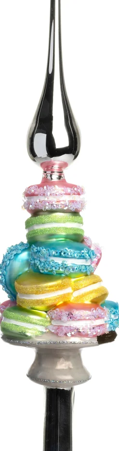 Intratuin Weihnachtsbaumspitze Macaron 8,2 x 8 x 29,5 cm| Weihnachtsbaumspitzen