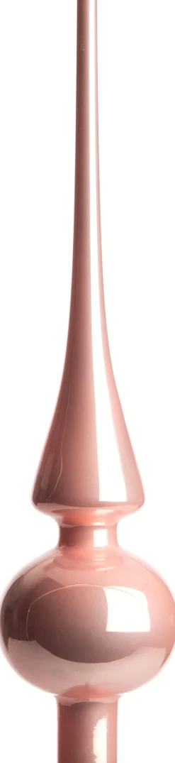 Intratuin Weihnachtsbaumspitze rosa D 7 H 26 cm| Weihnachtsbaumspitzen