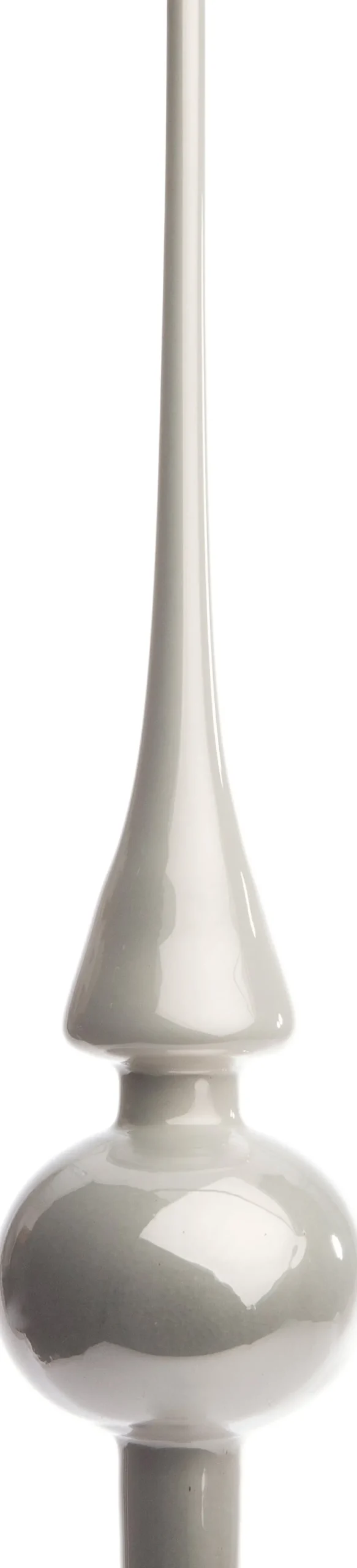 Intratuin Weihnachtsbaumspitze weiß D 6 H 26 cm| Weihnachtsbaumspitzen