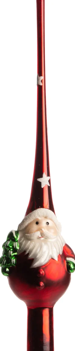 Intratuin Weihnachtsbaumspitze gold D 5,5 H 26 cm| Weihnachtsbaumspitzen