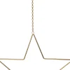 Intratuin Weihnachtsbaumschmuck Stern Maurice gold 29,5 x 4,5 x 29,5 cm| Teelichthalter|Weihnachtsdeko Zum Aufhängen