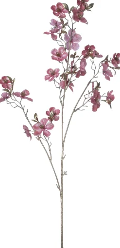 Intratuin Weihnachtsblume Pfirsichblüte rosa H 87 cm| Weihnachtszweige & -Blumen