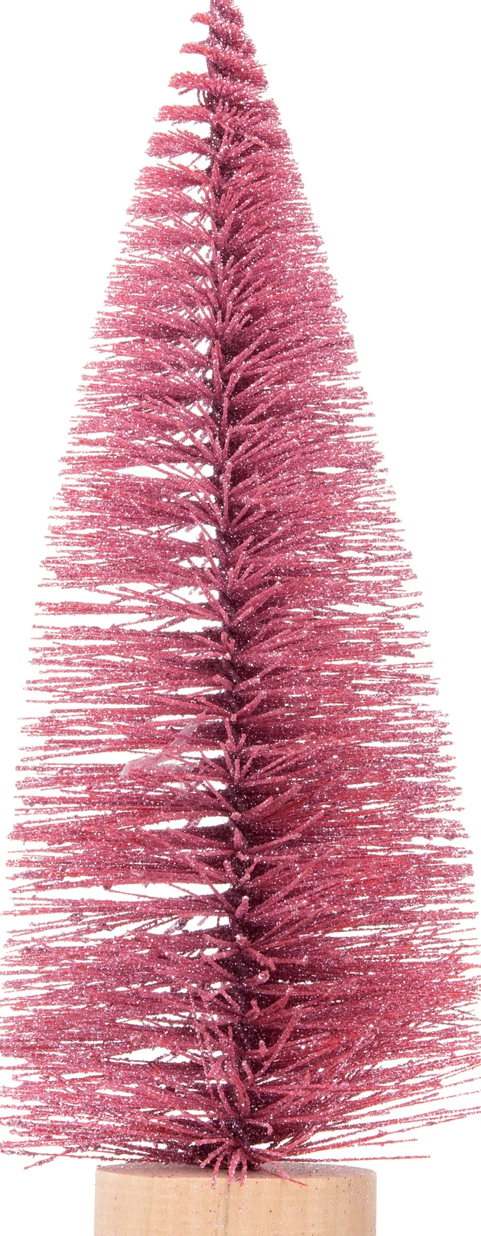 Intratuin Weihnachtsdeko Baum 11 x 11 x 31 cm rosa| Weihnachtsfiguren & -Objekte