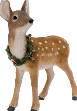 Intratuin Weihnachtsdeko Poro Reh braun 50 x 25 x 56 cm| Weihnachtsfiguren & -Objekte