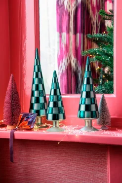 Intratuin Weihnachtsdeko Baum Cross grün D 9 H 35 cm| Weihnachtsfiguren & -Objekte