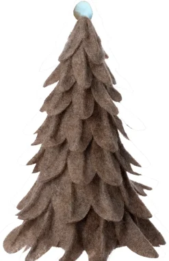 Intratuin Weihnachtsdeko Baum Mae braun D 17 H 22 cm| Weihnachtsfiguren & -Objekte