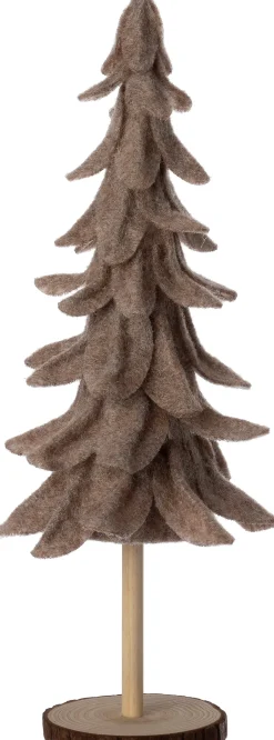 Intratuin Weihnachtsdeko Baum Mae braun D 12 H 33 cm| Weihnachtsfiguren & -Objekte