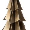 Intratuin Weihnachtsdeko Baum Tarja gold 11,6 x 11,4 x 26 cm| Weihnachtsfiguren & -Objekte