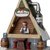 Intratuin Weihnachtsdorf Miniatur Getränkestand 12 x 6,5 x 14,3 cm| Weihnachtsdorf Figuren & Objekte
