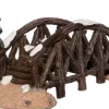 Intratuin Weihnachtsdorf Miniatur-Brücke 14 x 7 x 8 cm| Weihnachtsdorf Figuren & Objekte