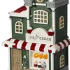 Intratuin Weihnachtsdorf Miniatur Eisladen 14,5 x 11 x 24 cm| Weihnachtshäuschen