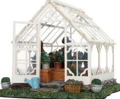Intratuin Weihnachtsdorf Gewächshaus 13,5 x 15,5 x 12 cm| Weihnachtshäuschen