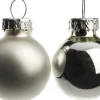 Intratuin Weihnachtskugeln silber matt und glänzend D 2,5 cm 24 St.| Weihnachtskugeln & -Anhänger