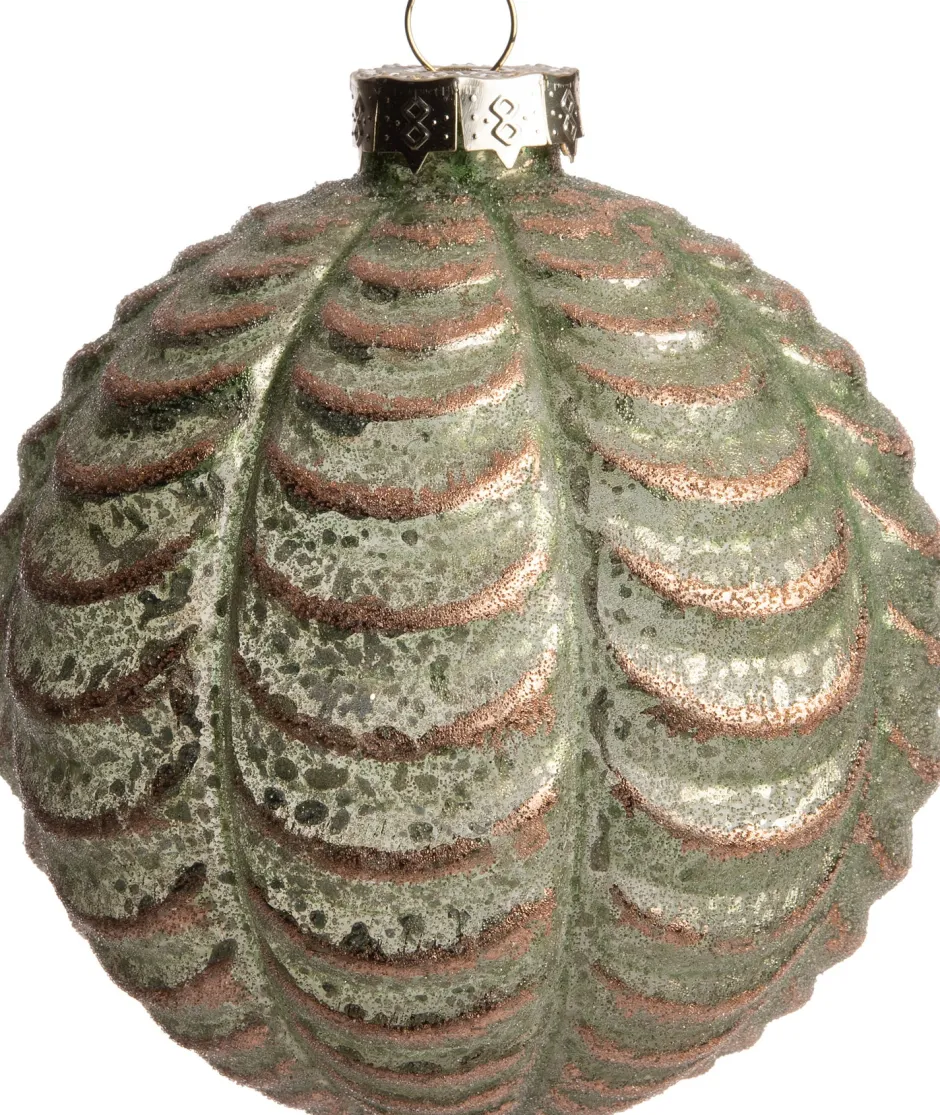 Intratuin Weihnachtskugeln Brassy rosa/grün D 10| Weihnachtskugeln & -Anhänger