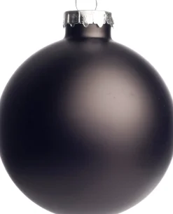 Intratuin Weihnachtskugeln Glas schwarz matt und glänzend D 7 cm 8 St.| Weihnachtskugeln & -Anhänger