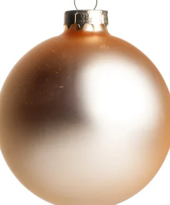 Intratuin Weihnachtskugeln gold matt und glänzend D 8 cm 6 St.| Weihnachtskugeln & -Anhänger