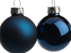 Intratuin Weihnachtskugeln blau matt und glänzend D 3,5 cm 16 St.| Weihnachtskugeln & -Anhänger
