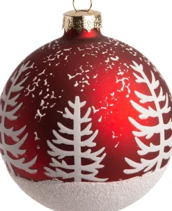Intratuin Weihnachtskugeln Rioux rot D 8 cm| Weihnachtskugeln & -Anhänger