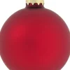 Intratuin Weihnachtskugeln rot matt und glänzend D 8 cm 6 St.| Weihnachtskugeln & -Anhänger