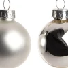 Intratuin Weihnachtskugeln silber matt und glänzend D 3,5 cm 16 St.| Weihnachtskugeln & -Anhänger