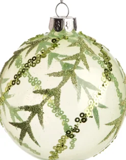 Intratuin Weihnachtskugel Patty grün D 8 H 8 cm| Weihnachtskugeln & -Anhänger