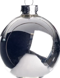 Intratuin Weihnachtskugeln silber matt und glänzend D 7 cm 8 St.| Weihnachtskugeln & -Anhänger