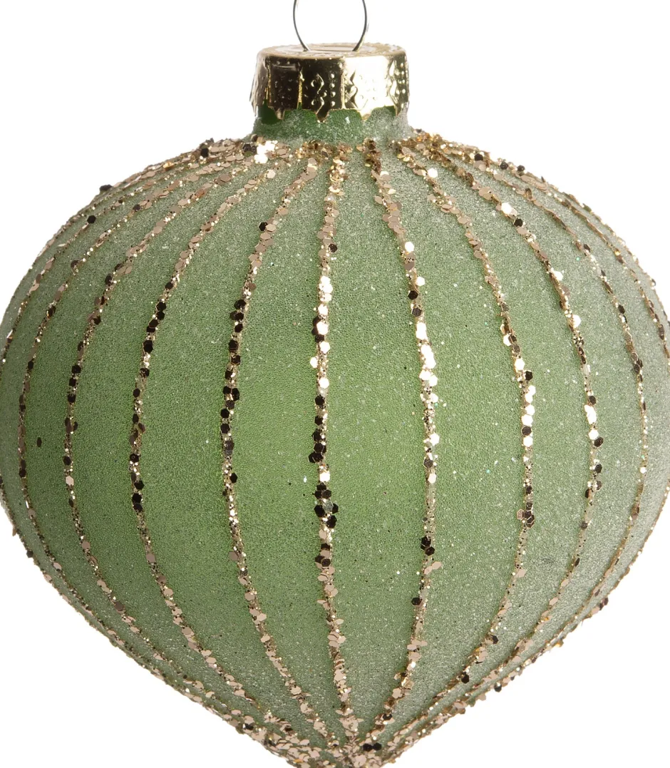 Intratuin Weihnachtskugeln Piennes grün D 8 cm| Weihnachtskugeln & -Anhänger