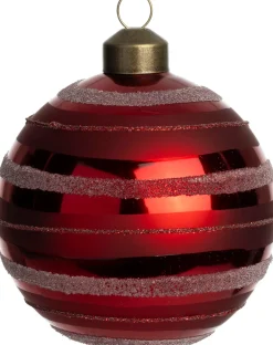 Intratuin Weihnachtskugel Crowley rot D 8 cm| Weihnachtskugeln & -Anhänger