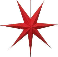 Intratuin Weihnachtsstern beleuchtet rot 18 x 100 x 100 cm| Weihnachtssterne