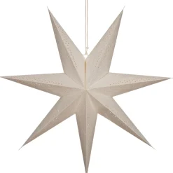 Intratuin Weihnachtsstern beleuchtet mit LED weiß 15 x 60 x 60 cm| Weihnachtssterne