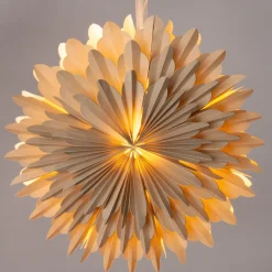 Intratuin Weihnachtsstern beleuchtet D 50 cm creme| Weihnachtssterne