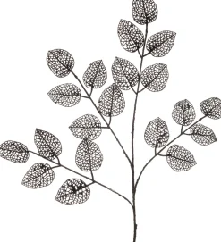 Intratuin Weihnachtszweig mit Blatt schwarz 78 cm| Weihnachtszweige & -Blumen