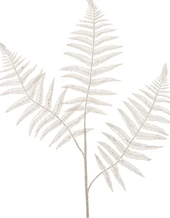 Intratuin Weihnachtszweig Farnblatt weiß 78 cm| Weihnachtszweige & -Blumen