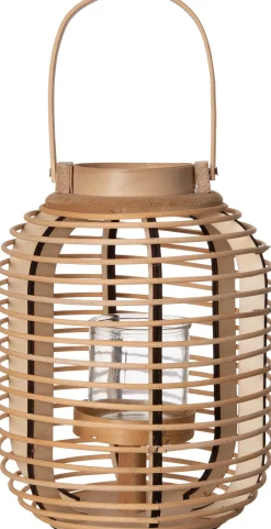 Intratuin Windlicht Holz D 27 H 37 cm| Laternen & Windlichter