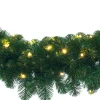 Intratuin Winterberg Tannengirlande 120 cm x D 20 cm mit LEDs warmweiß| Weihnachts- & Tannengirlanden