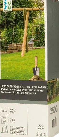 Intratuin Zier- und Spielrasen Samen 250 gr| Saatgut