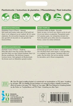 Intratuin Zierkürbis (Cucurbita 'Crown of Thorns') Samen| Gemüsesamen|Saatgut