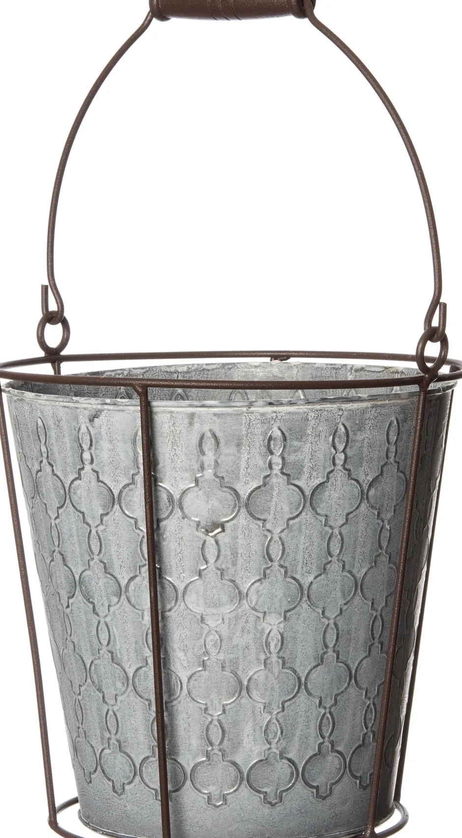 Intratuin Zinkeimer Pflanzgefäß D 20 cm H 21 cm| Blumentöpfe & Pflanzgefäße