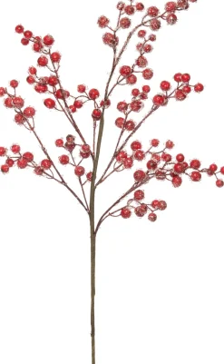 Intratuin Zweig mit Beeren 80 cm rot| Weihnachtszweige & -Blumen