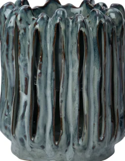 Intratuin  Blumentopf Gyda grün D 24,3 H 27 cm| Blumentöpfe|Blumentöpfe & Pflanzgefäße