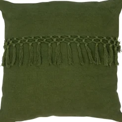 Intratuin  Dekokissen Delhi grün 45 x 45 x cm| Dekokissen