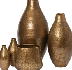 Intratuin  Vase Alee gold 35 x 20 x 30 cm| Vasen & Krüge|Blumentöpfe & Pflanzgefäße