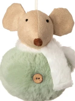 Intratuin  Weihnachtsbaumschmuck Maus grün 8 x 8 x 11 cm| Weihnachtskugeln & -Anhänger
