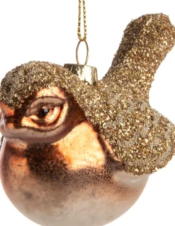 Intratuin  Weihnachtsbaumschmuck Vogel Birdie kupfer 10,5 x 6 x 6,5 cm| Weihnachtskugeln & -Anhänger