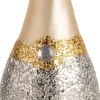 Intratuin  Weihnachtsbaumschmuck Champagnerflasche silber D 5 H 13,5 cm| Weihnachtskugeln & -Anhänger